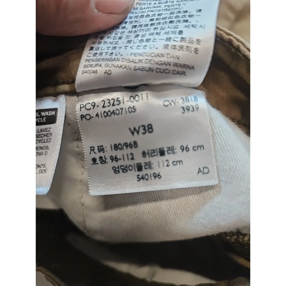 Levis Shorts Mens 38 Brown Utility Cargo Pocket Casual Outdoor Summer